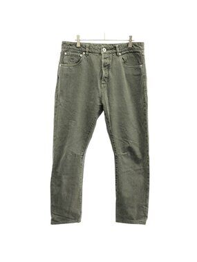 Brunello Cucinelli Tapered Denim Pants Khaki 48